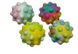 BALLE SQUISHY - ANTI-STRESS COULEURS TYE DYE - POP IT